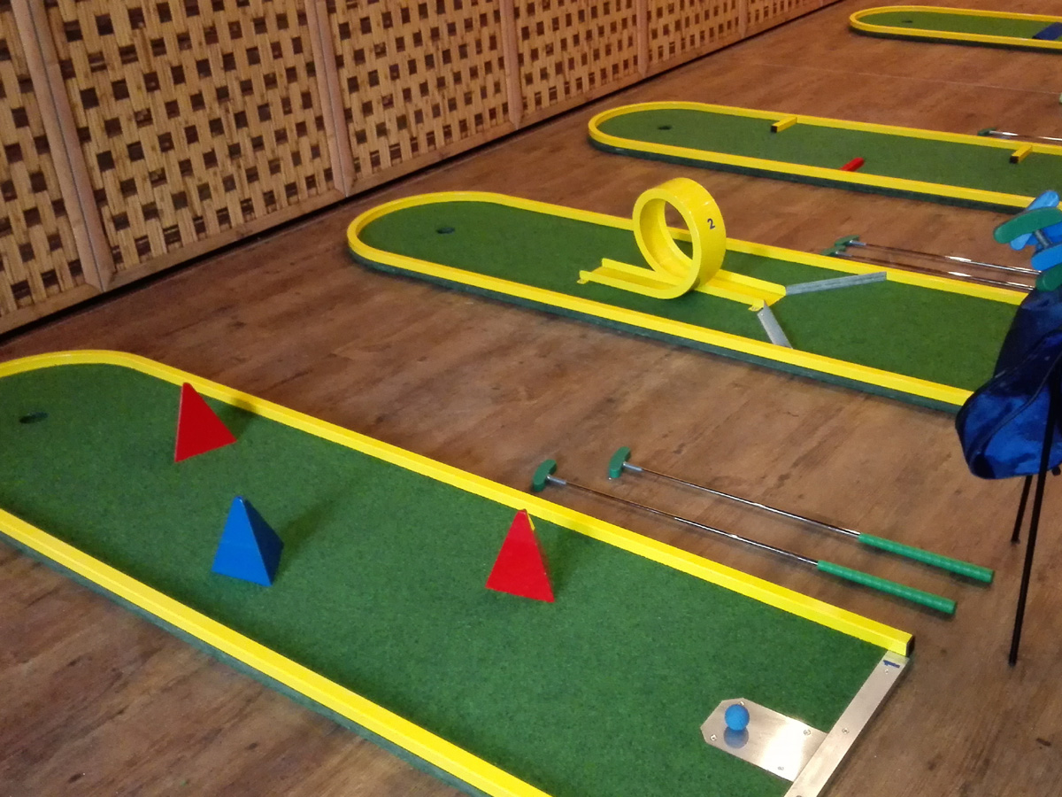 Mobile Minigolfbahnen 